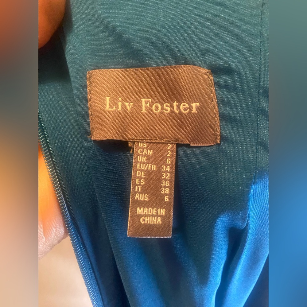 Liv Foster satin halter gown - Picture 6 of 7